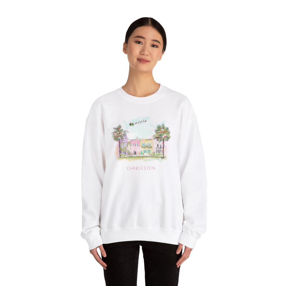 RAINBOW ROW CHRISTMAS - Crewneck