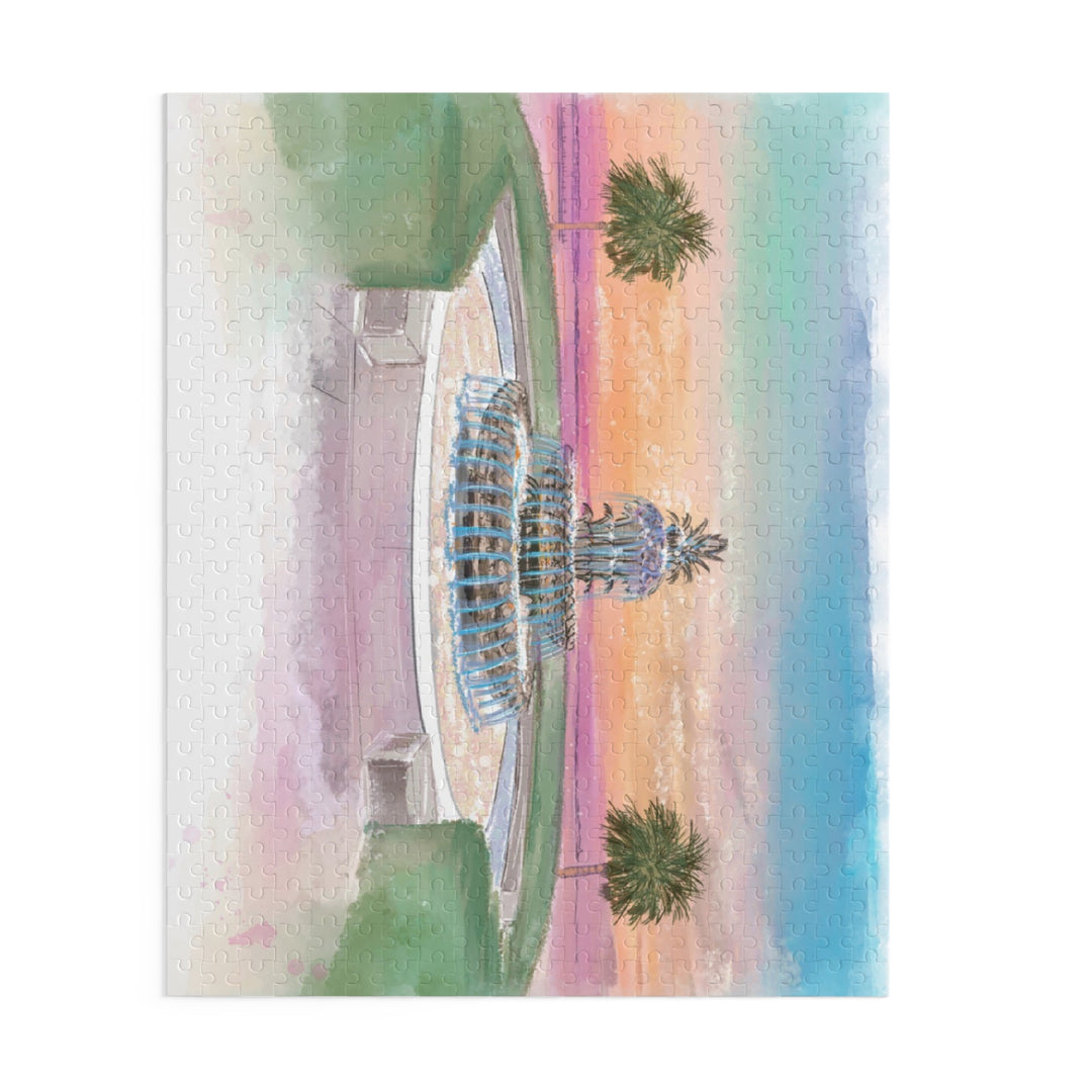 PINEAPPLE FOUNTAIN - Puzzle (120, 252, 500-Piece)