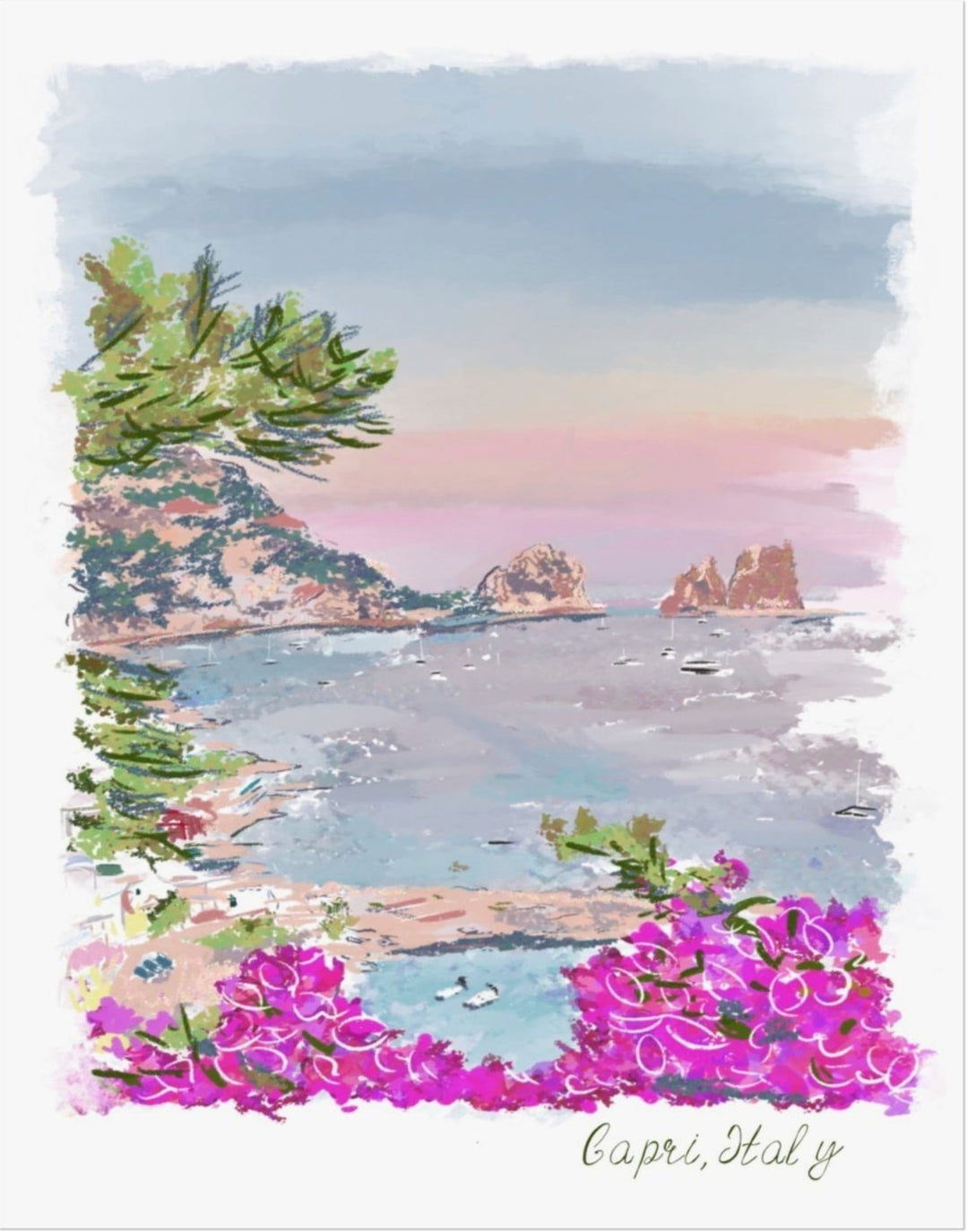 CAPRI DREAMS - Art Print