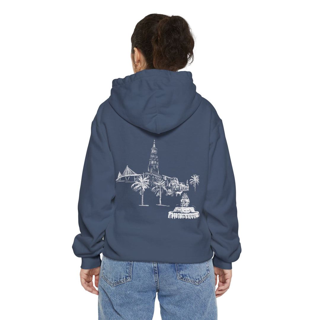 CHARLESTON SKYLINE - COMFORT COLORS HOODIE