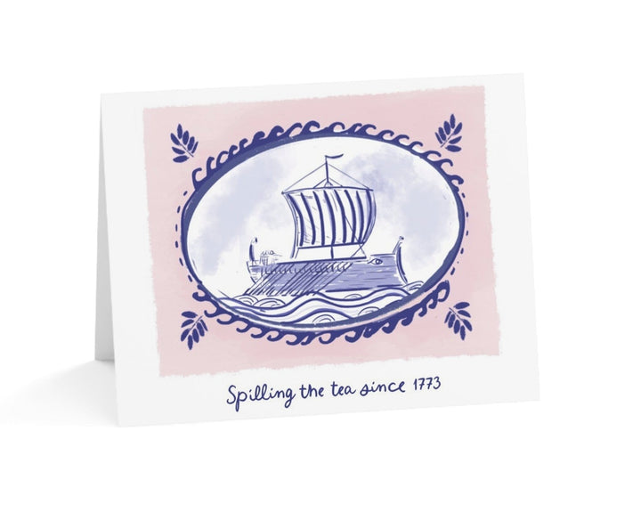 SPILLING THE TEA  - Note Card
