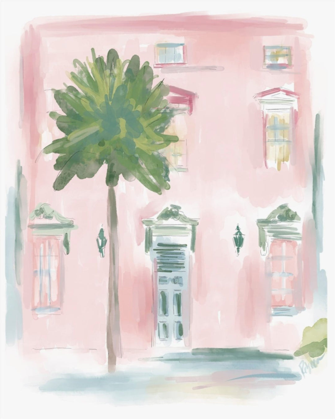 COASTAL MILLS HOUSE - Art Print