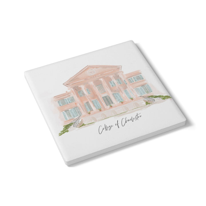 COLLEGE OF CHARLESTON - Ceramic Coaster