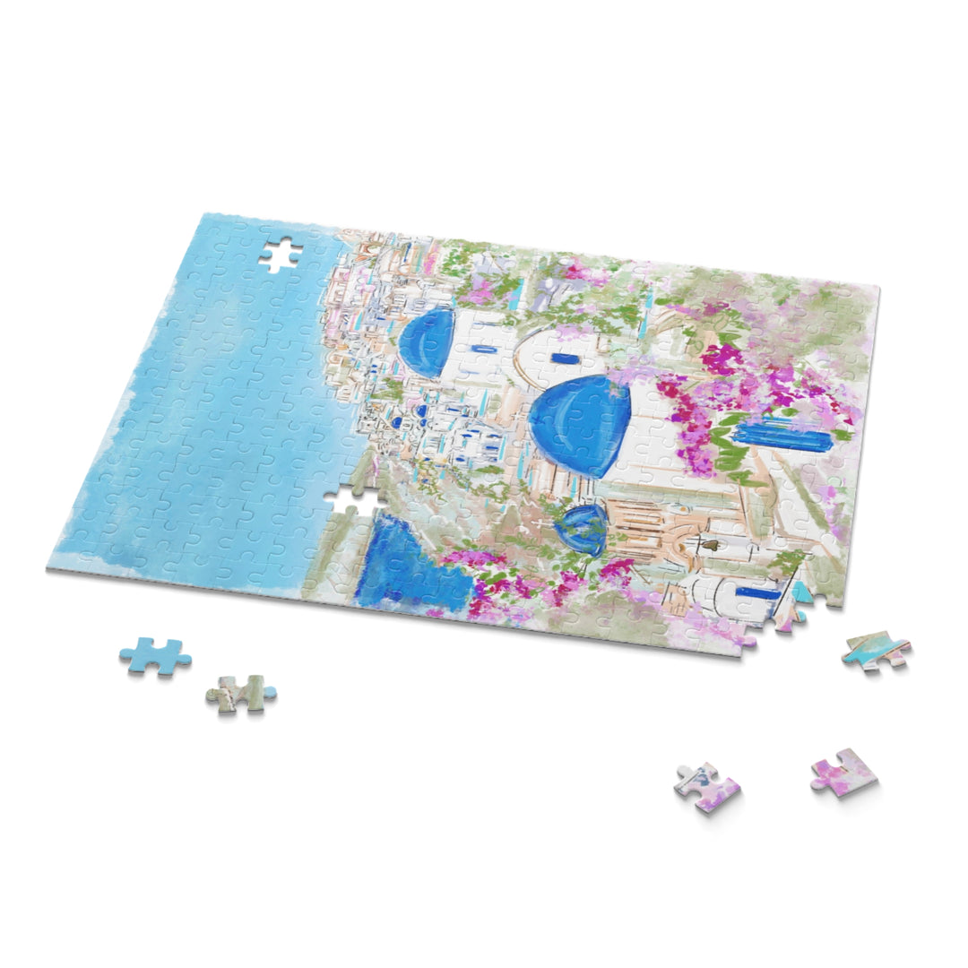 SANTORINI BLUES - Puzzle (120, 252, 500-Piece)