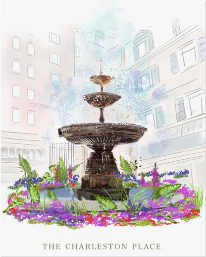 THE CHARLESTON PLACE - Art Print
