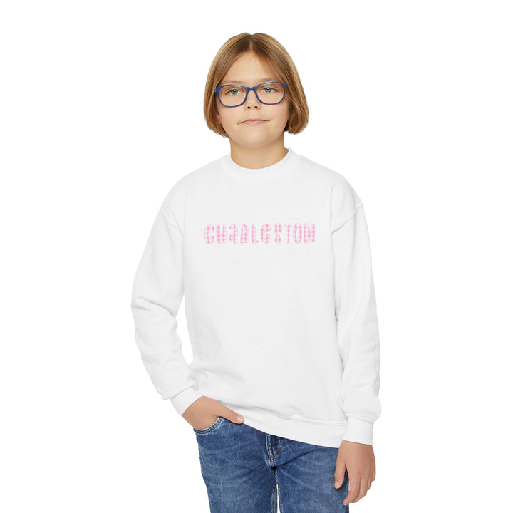 GINGHAM Sweatshirt Charleston Pink YOUTH