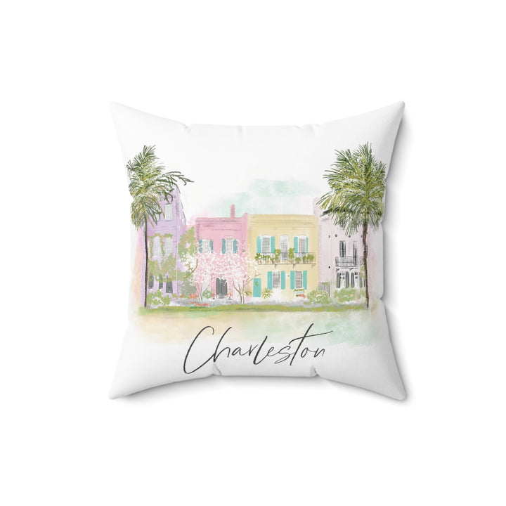Rainbow Row-Pillow