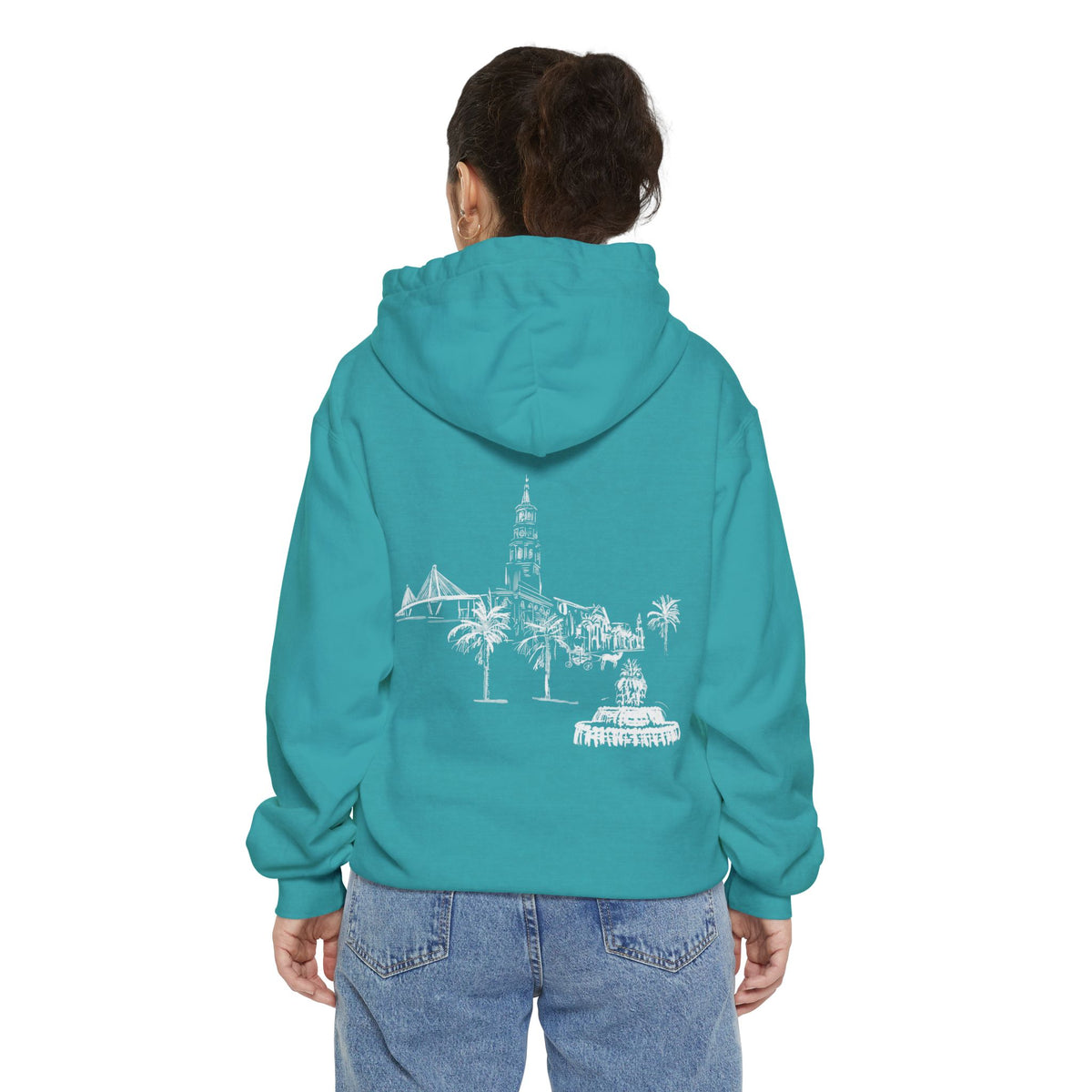 CHARLESTON SKYLINE - COMFORT COLORS HOODIE