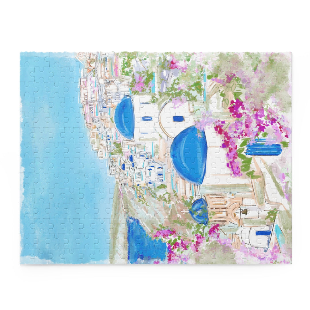 SANTORINI BLUES - Puzzle (120, 252, 500-Piece)