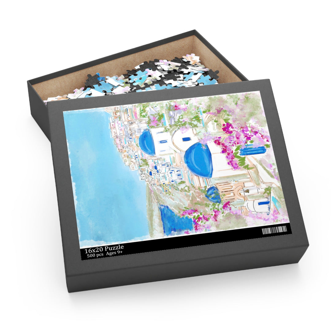 SANTORINI BLUES - Puzzle (120, 252, 500-Piece)