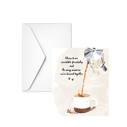 BREWED TOGETHER - Note Card