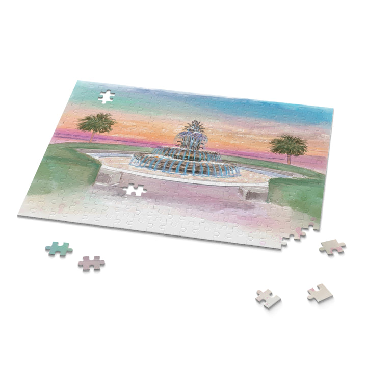 PINEAPPLE FOUNTAIN - Puzzle (120, 252, 500-Piece)