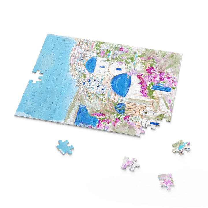 SANTORINI BLUES - Puzzle (120, 252, 500-Piece)