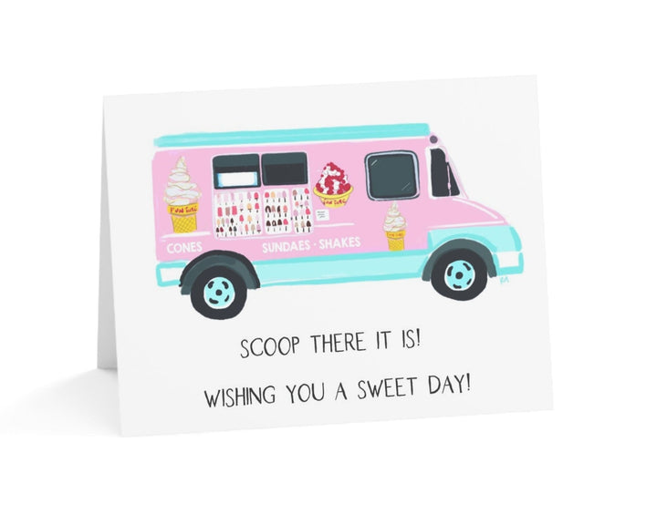 SCOOP THERE IT IS  -Note Card
