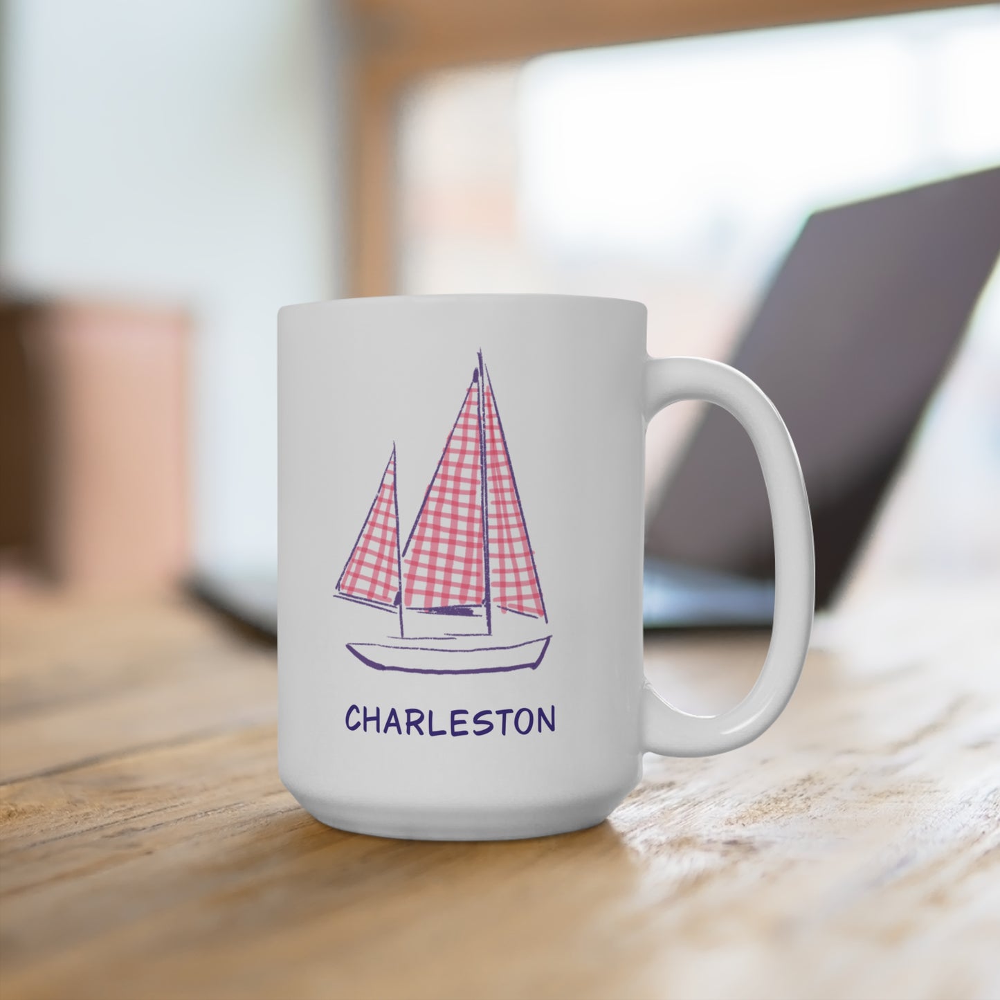 CHARLESTON SAILBOAT-Mug