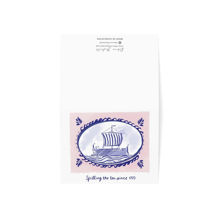 SPILLING THE TEA  - Note Card