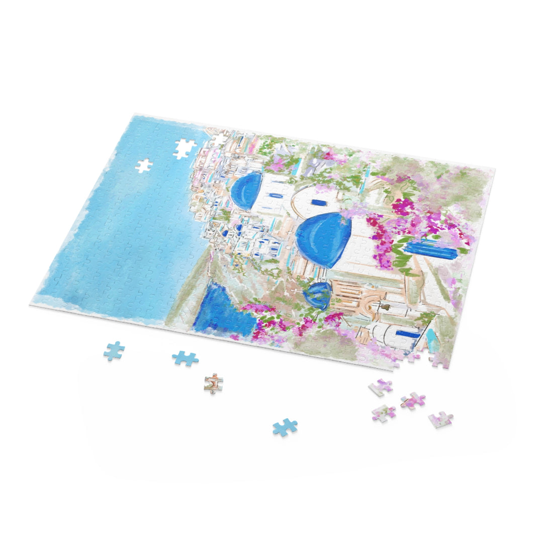 SANTORINI BLUES - Puzzle (120, 252, 500-Piece)