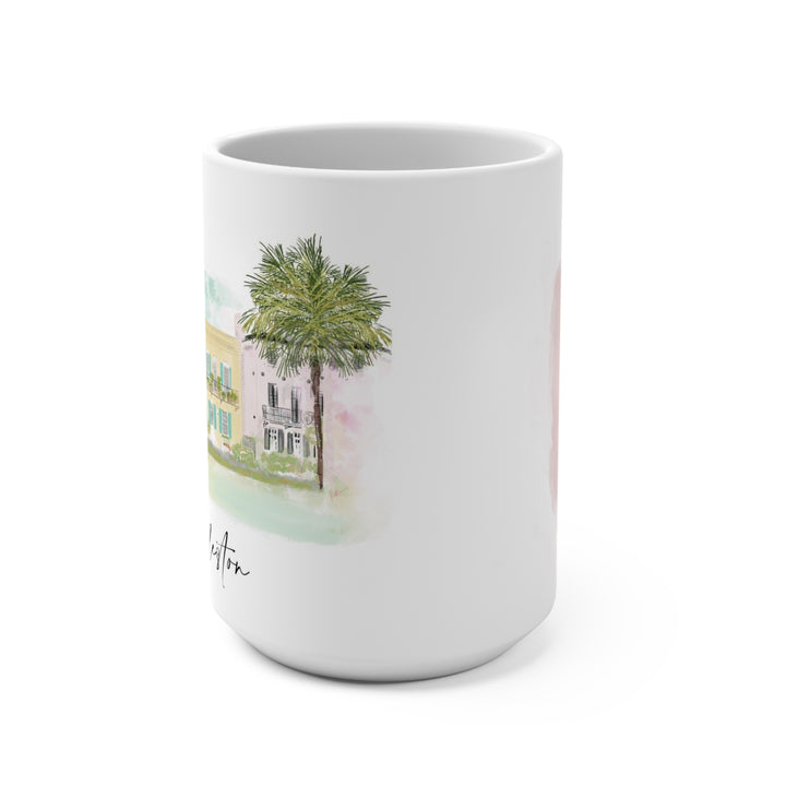 RAINBOW ROW & PINEAPPLE Mug 15oz