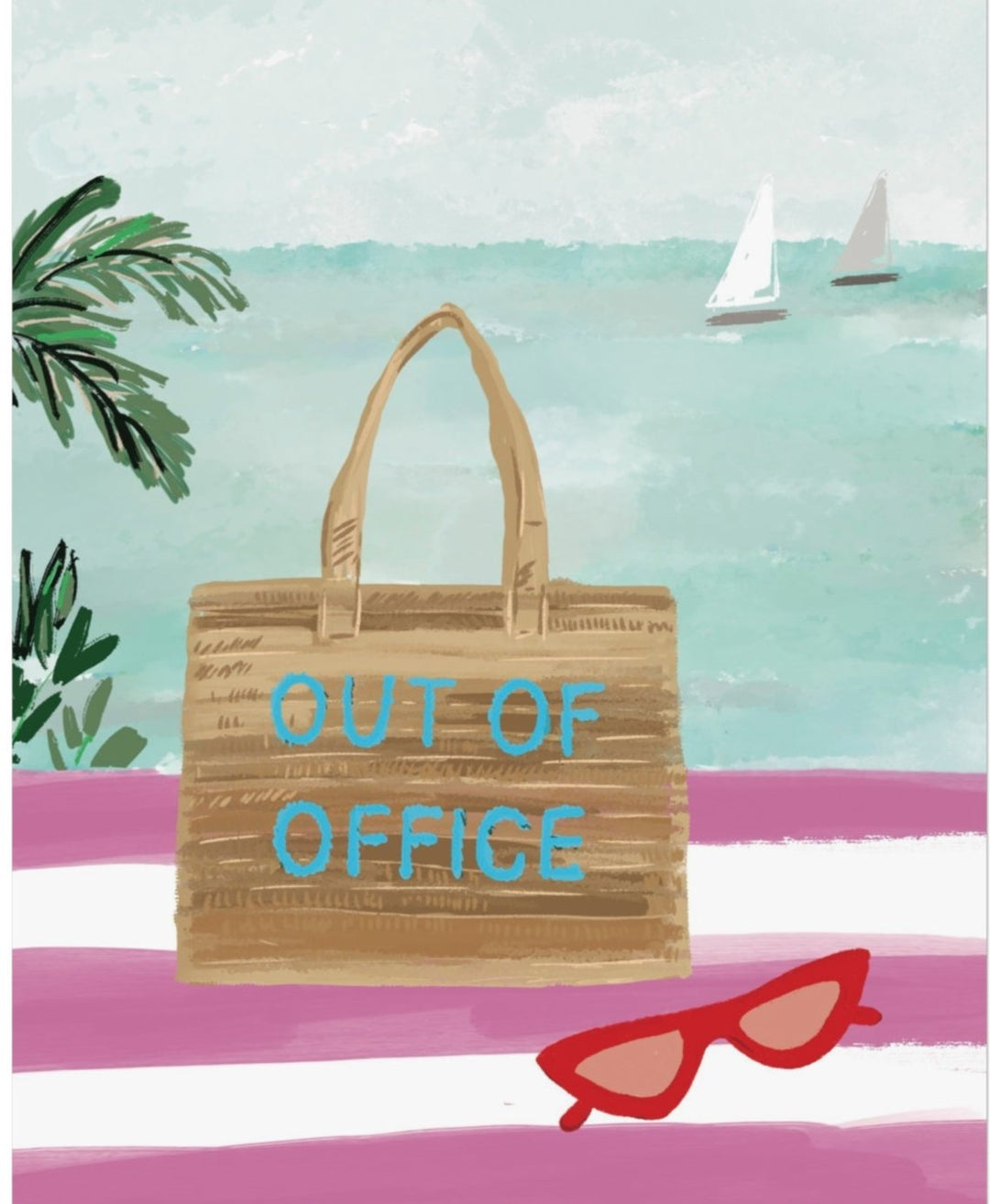 OUT OF OFFICE - Art Print