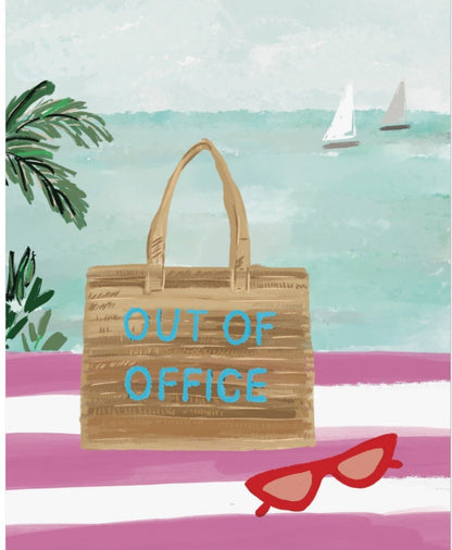 OUT OF OFFICE - Art Print