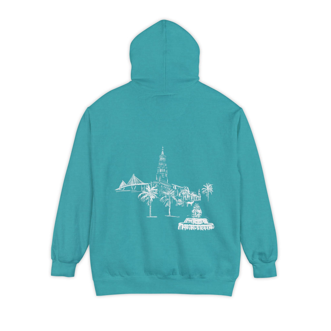 CHARLESTON SKYLINE - COMFORT COLORS HOODIE