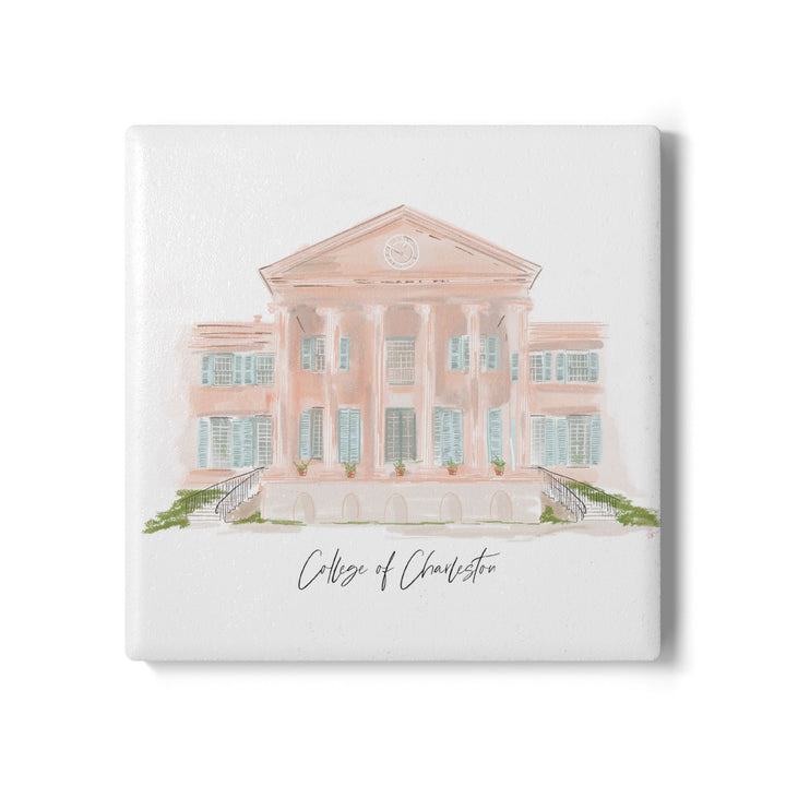COLLEGE OF CHARLESTON - Ceramic Coaster