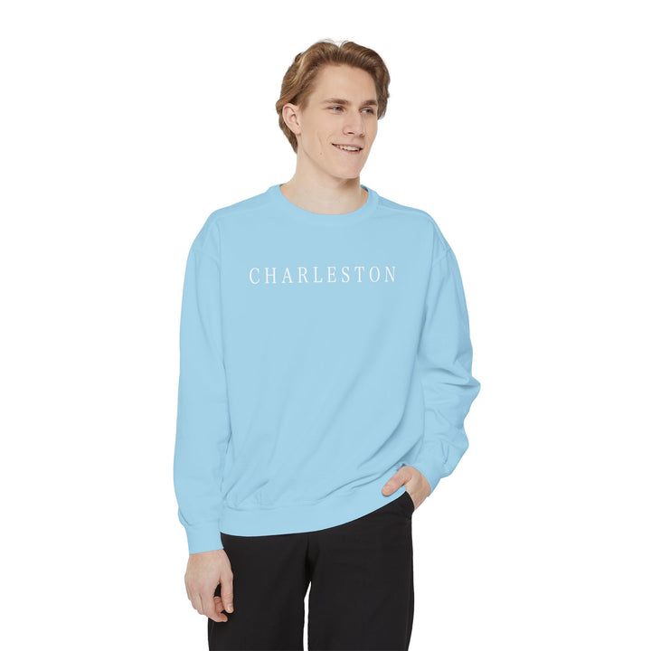 CHARLESTON SKYLINE (Chambray) - Comfort Colors Crewneck