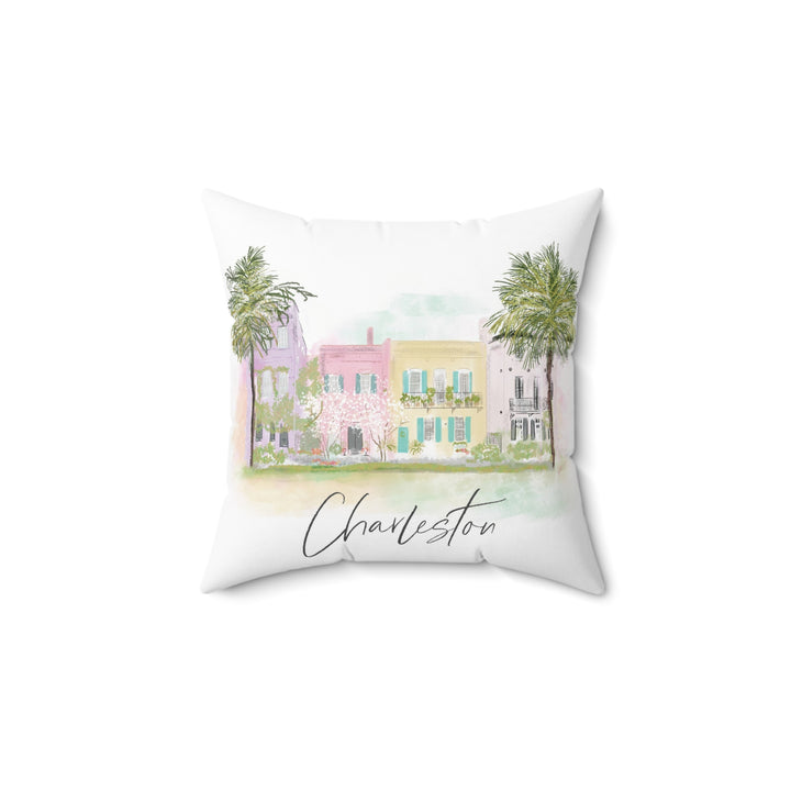 Rainbow Row-Pillow