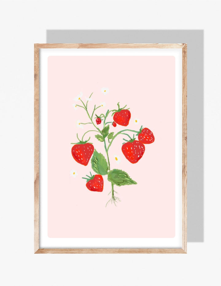LA FRAISE - Art Print