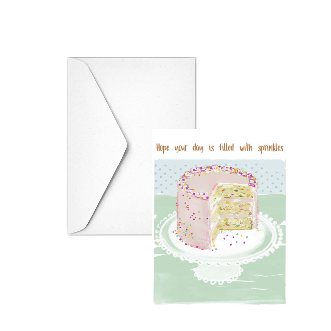 HOPE YOUR DAY IS FILLED WITH SPRINKLES - Note Card