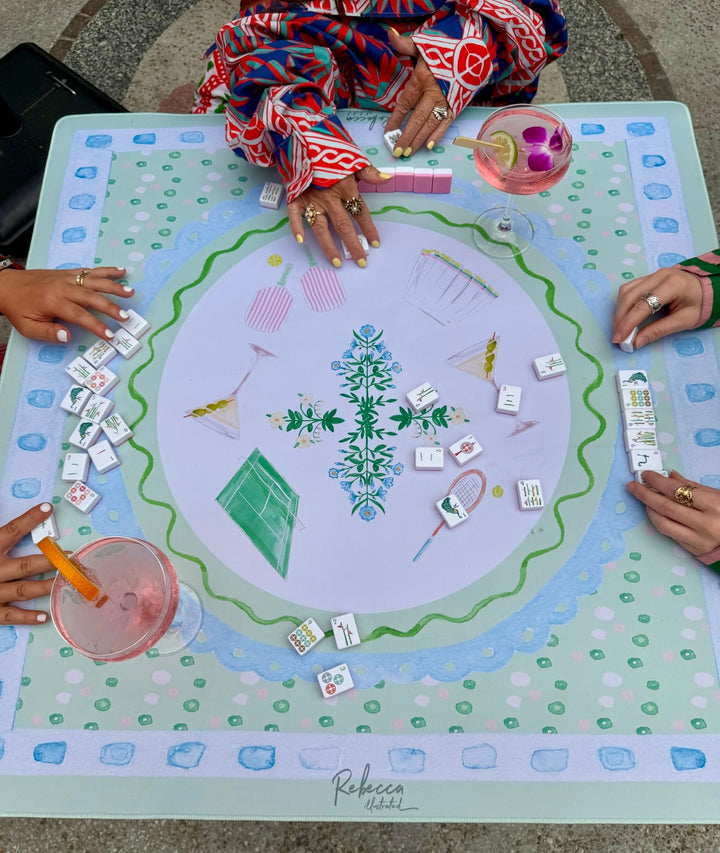PICKLE BALL-MAHJONG MAT (PREORDER)