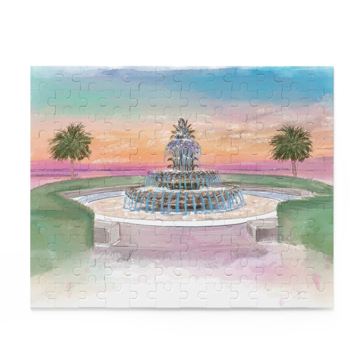 PINEAPPLE FOUNTAIN - Puzzle (120, 252, 500-Piece)