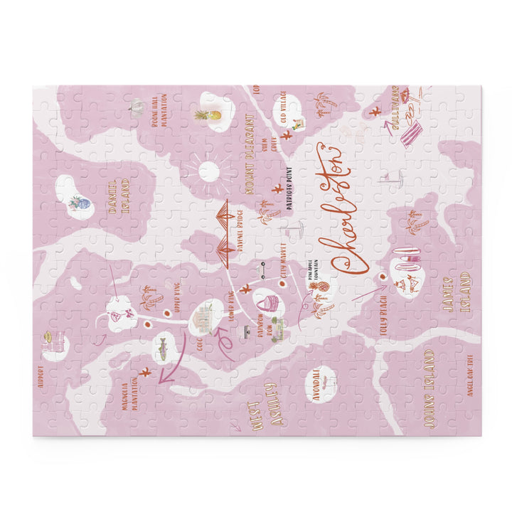 CHARLESTON MAP - Puzzle (120, 252, 500-Piece)