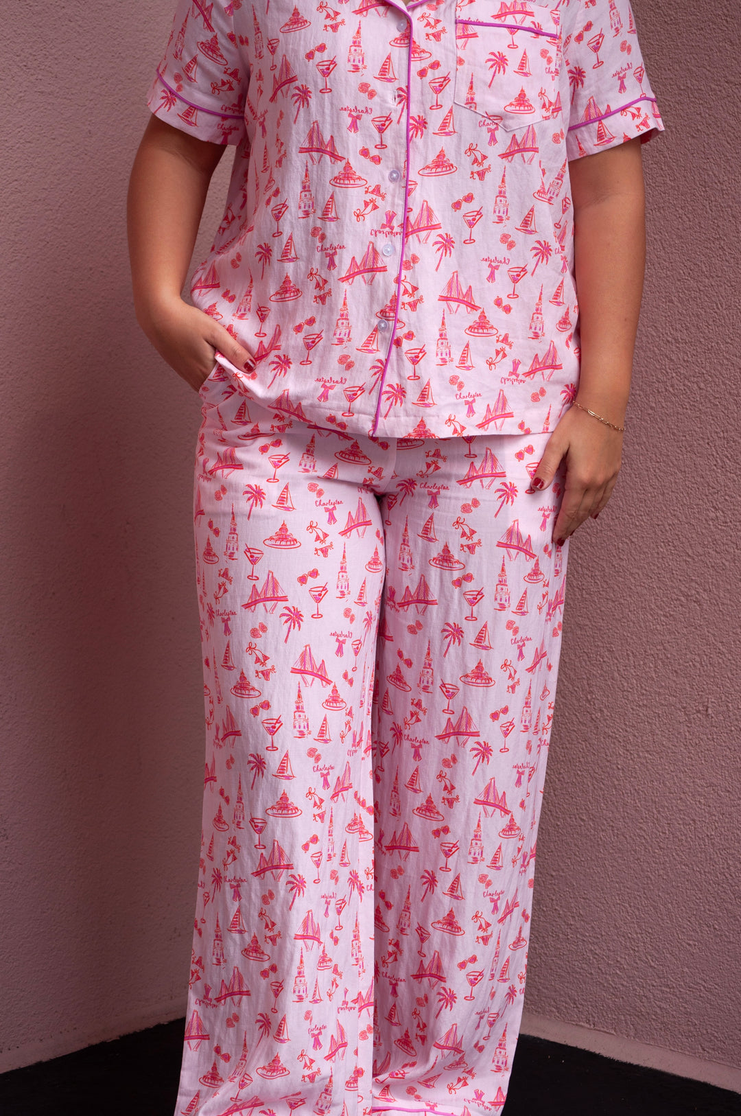 CHARLESTON TOILE - PANT SET PJS