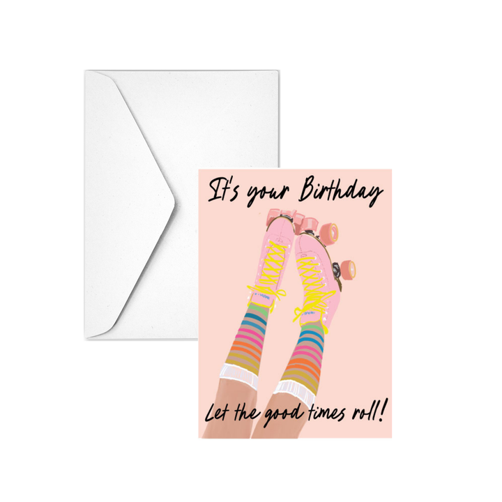 GOOD TIMES ROLL - Note Card