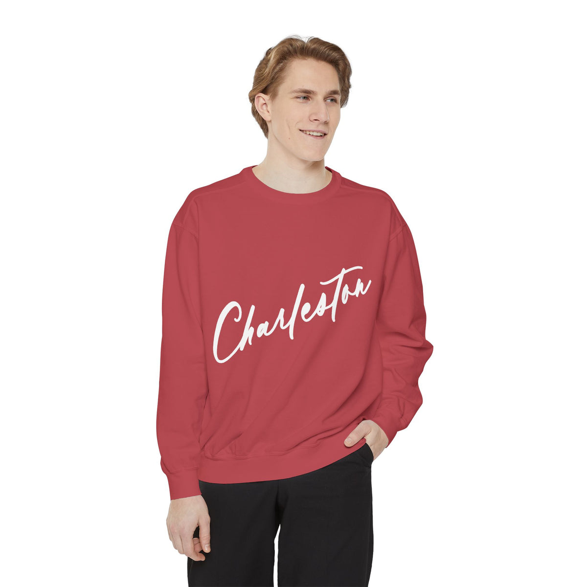 NO PLACE LIKE HOME CHARLESTON-Comfort Colors Crewneck