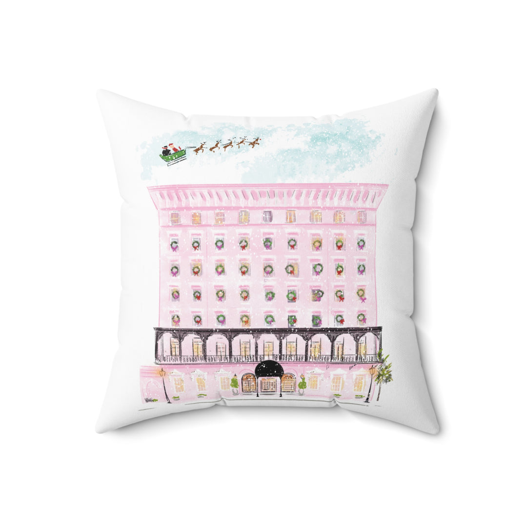 Mills House At Christmas-Pillow