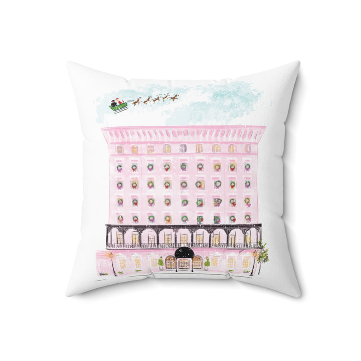 Mills House At Christmas-Pillow