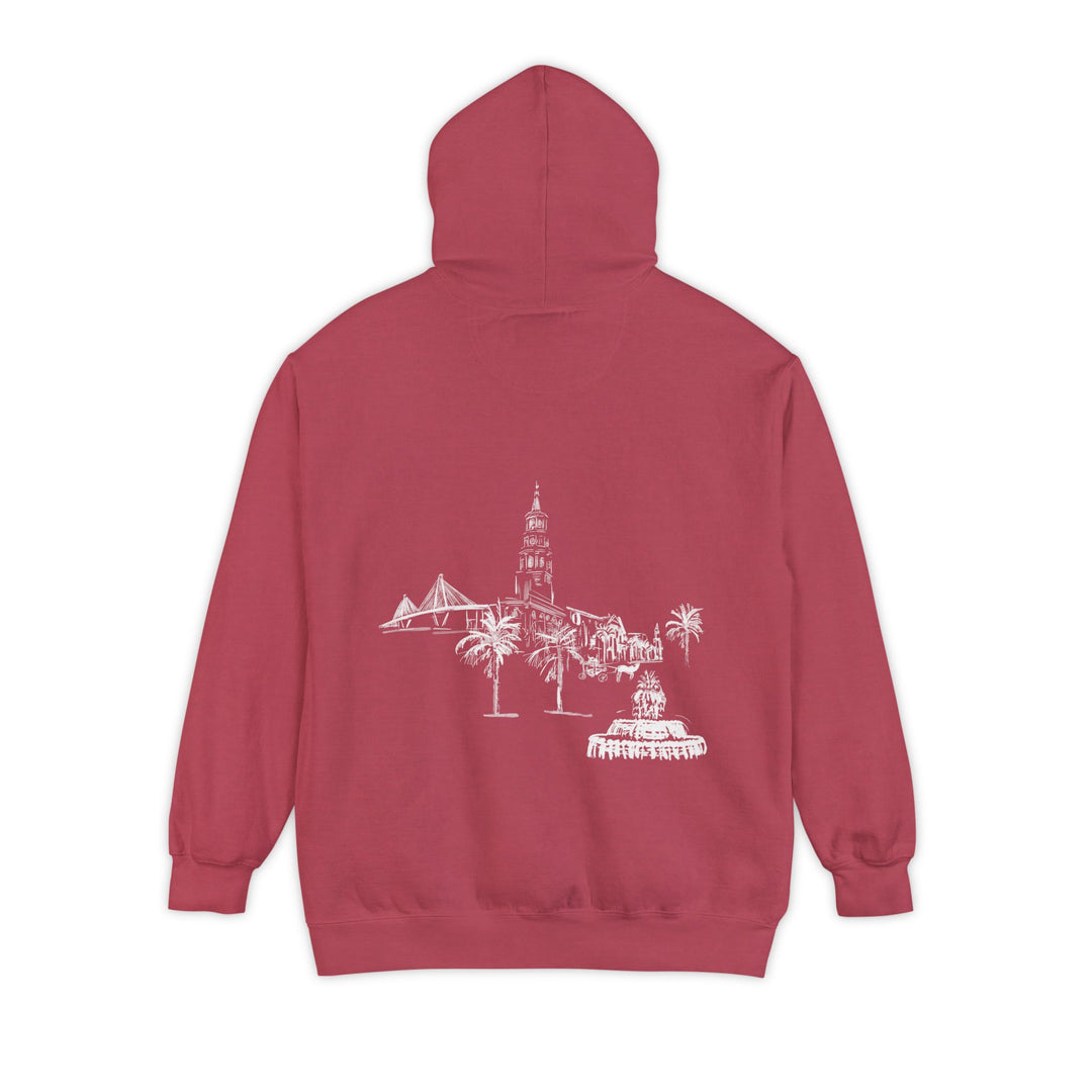 CHARLESTON SKYLINE - COMFORT COLORS HOODIE