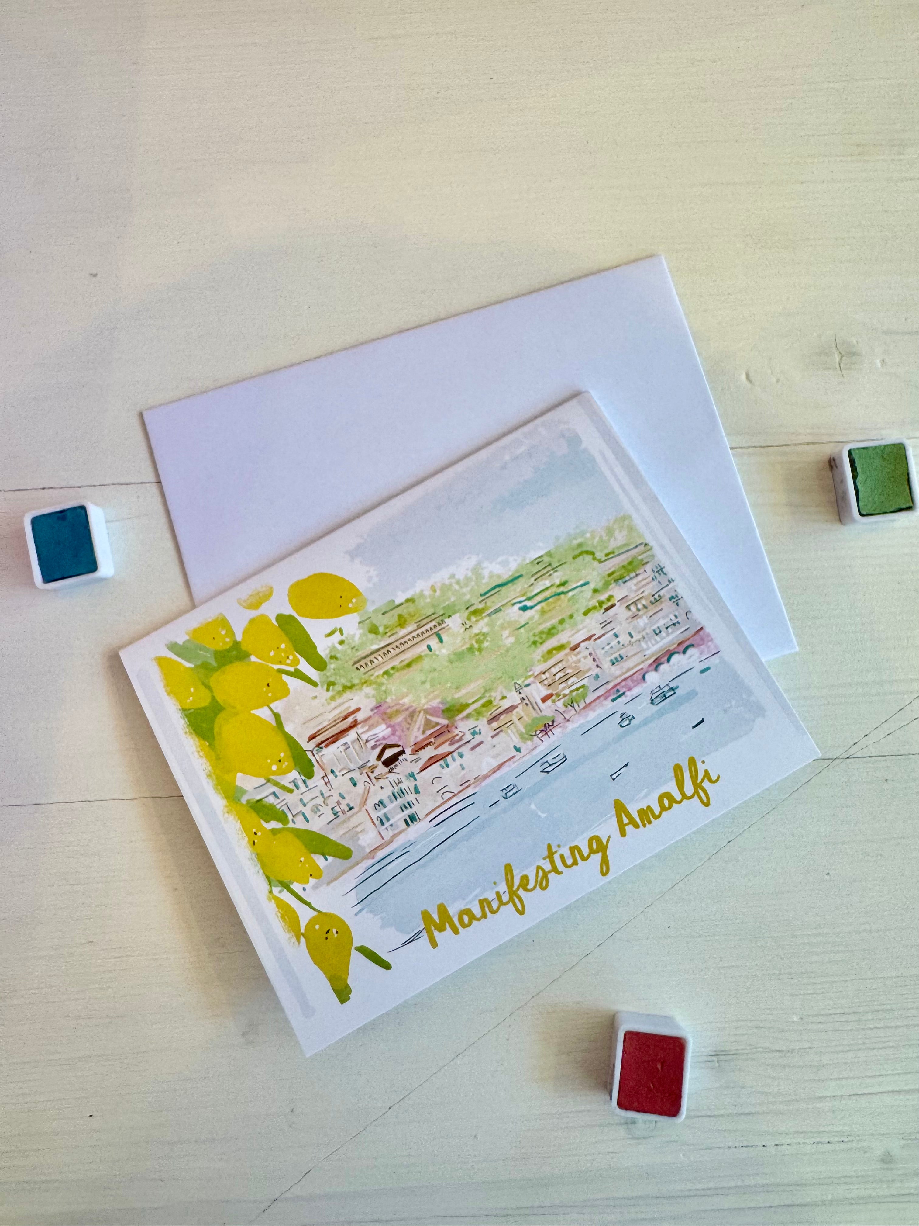 MANIFESTING AMALFI - Note Card
