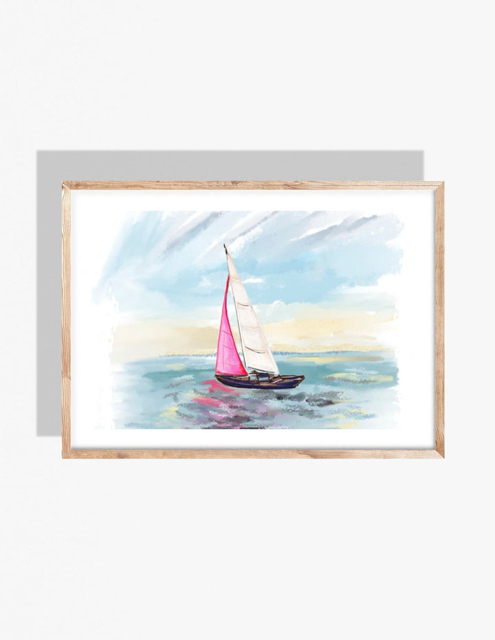 SET SAIL - Art Print