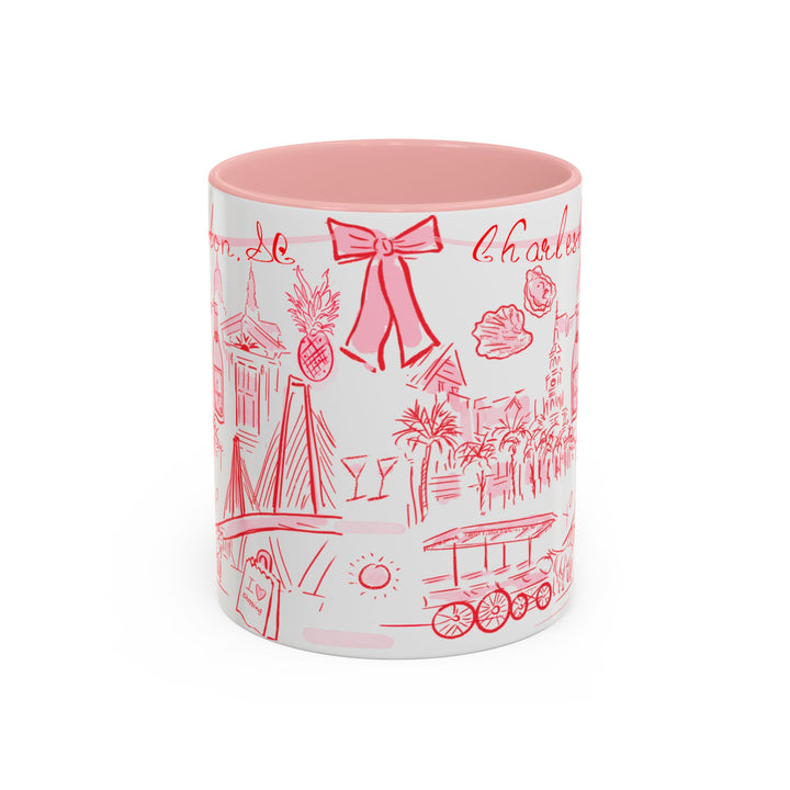Pink & Red Everything Charleston Mug, 11oz