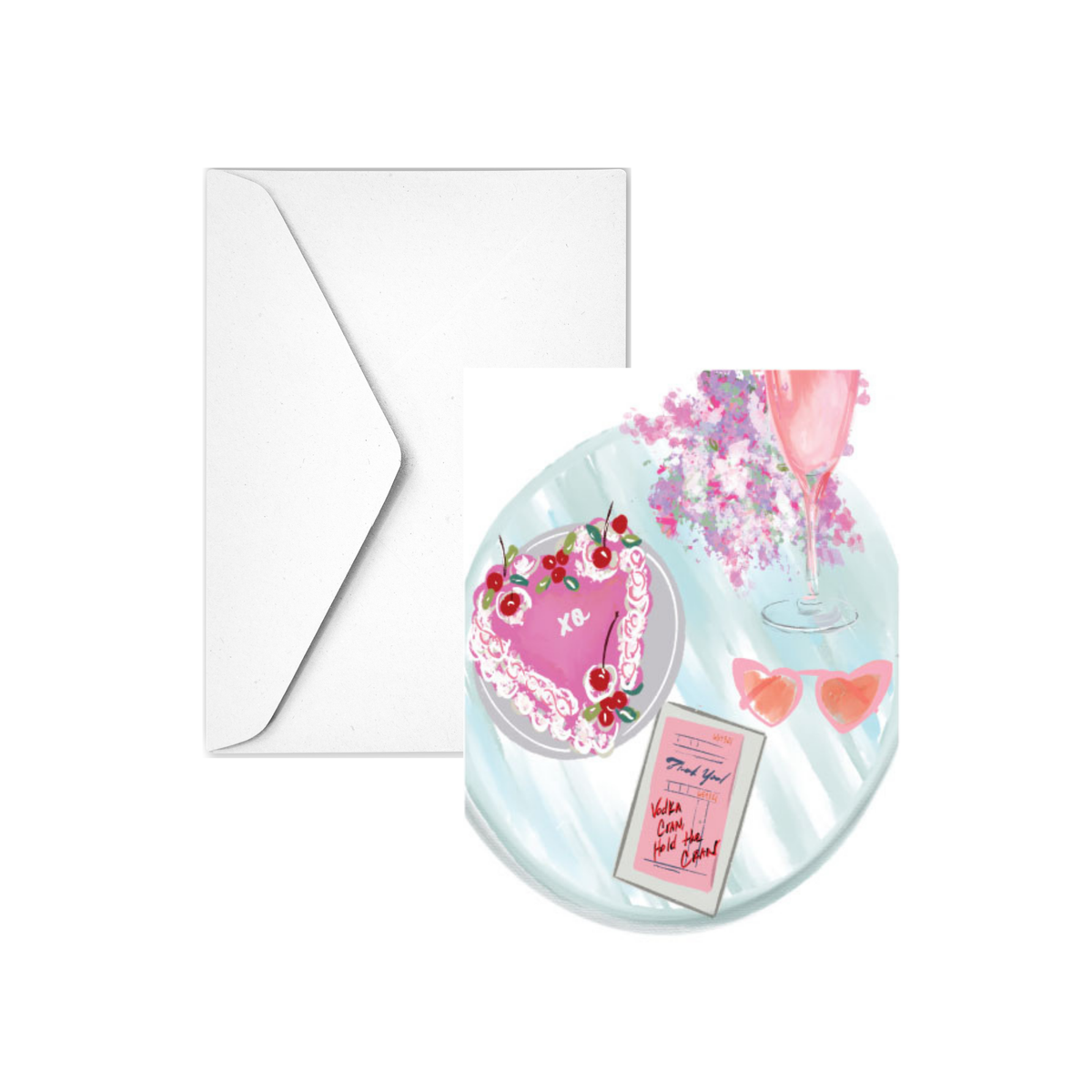 HOLD THE CRAN XO - Note Card