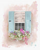 WINDOW IN BLOOM - Art Print