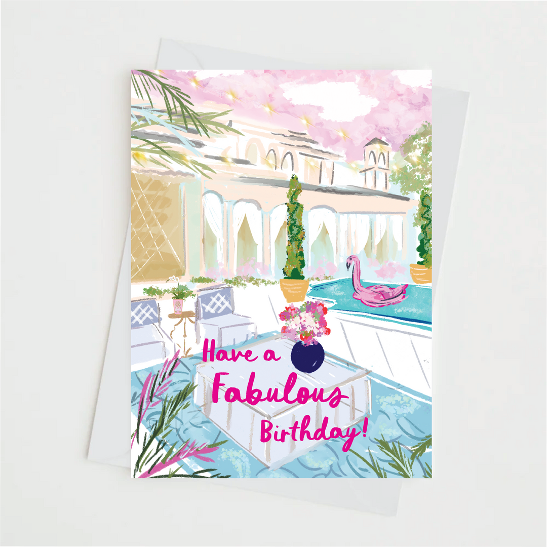 FABULOUS BIRTHDAY - Note Card