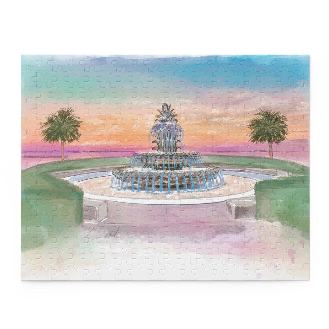 PINEAPPLE FOUNTAIN - Puzzle (120, 252, 500-Piece)