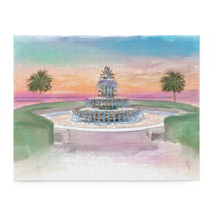 PINEAPPLE FOUNTAIN - Puzzle (120, 252, 500-Piece)
