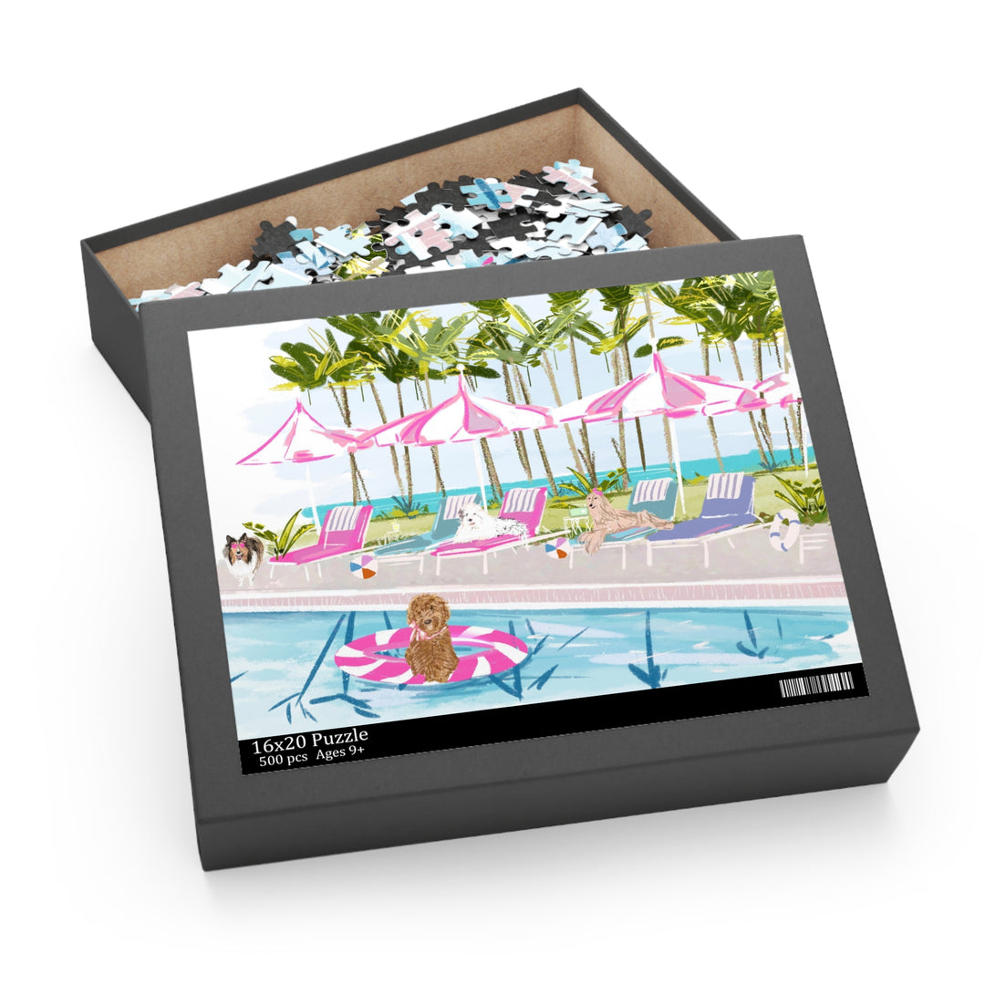 POOL PAWTY - Puzzle (120, 252, 500-Piece)