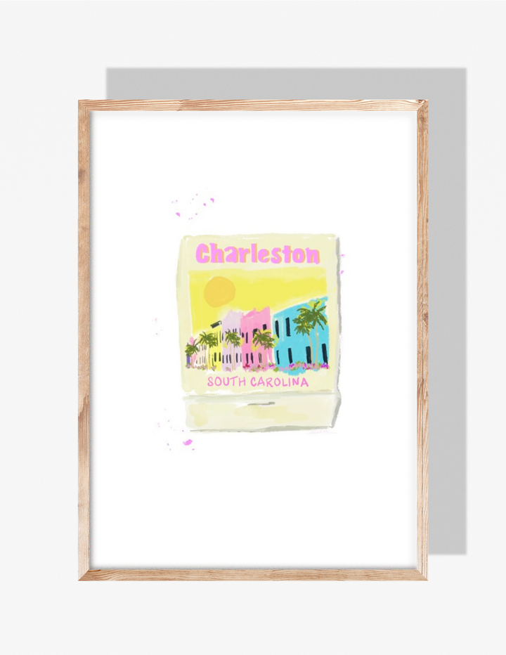 CHARLESTON MATCH - Art Print