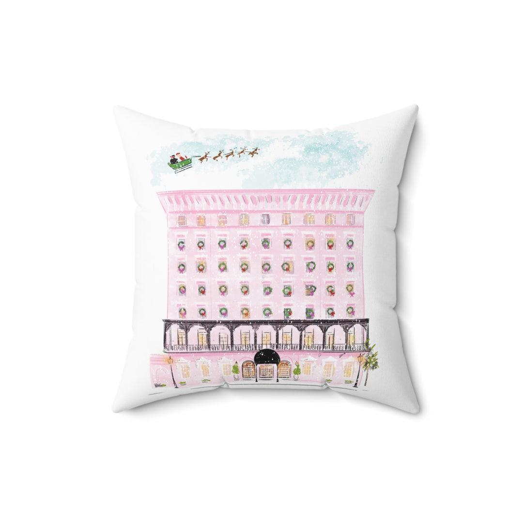 Mills House At Christmas-Pillow